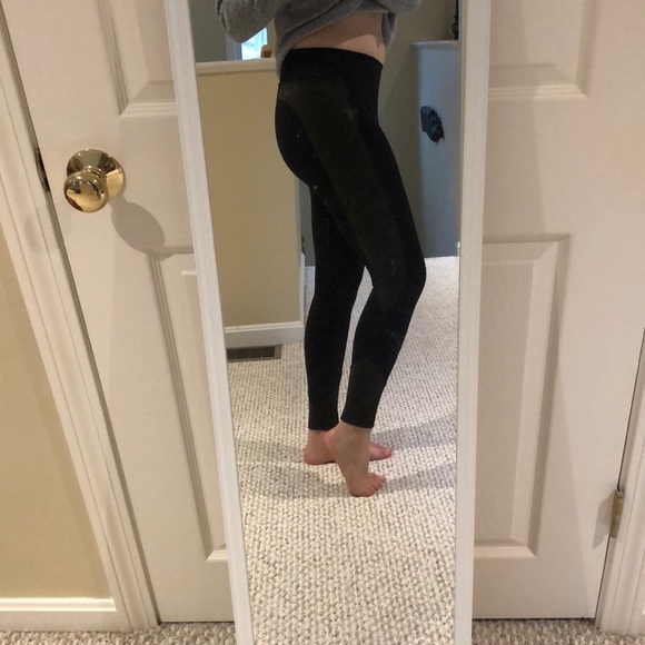 Koral Pants - black athletic leggings with sparkly detail